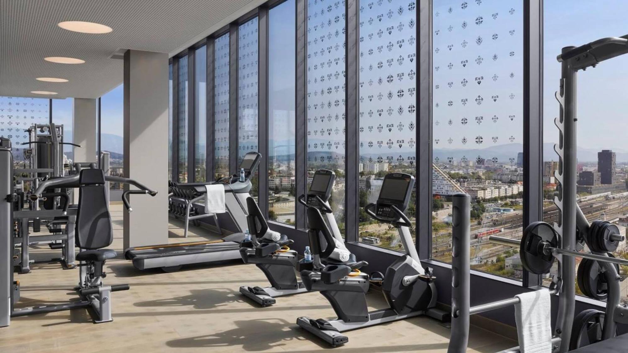 Intercontinental - Ljubljana By Ihg Hotel Exterior foto The gym at the 101